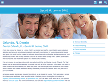 Tablet Screenshot of geraldmlevinedmd.com